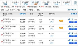 广州到云南的飞机票多少钱,